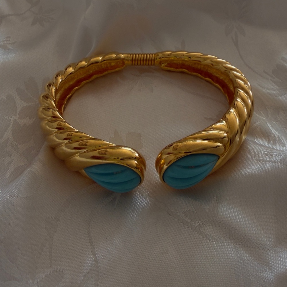 Vintage Estate Kenneth Jay Lane cuff bracelet